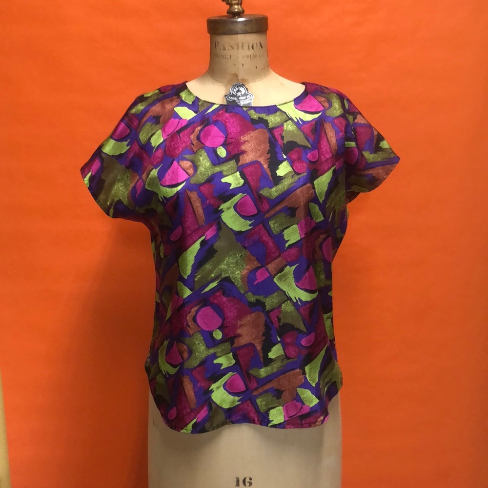Notations Short Sleeve Blouse